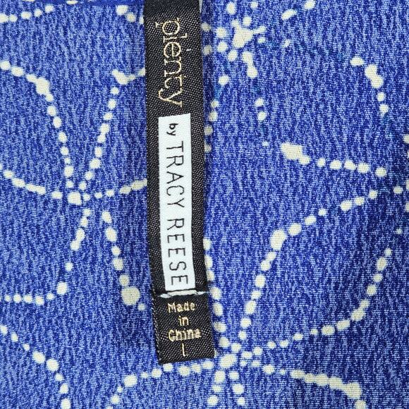 Anthropologie Dress Women Large Aleah Stars Plenty Tracy Reese Faux Wrap Ruffles - Picture 4 of 10